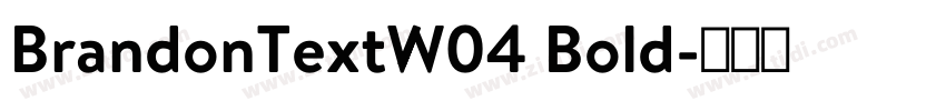 BrandonTextW04 Bold字体转换